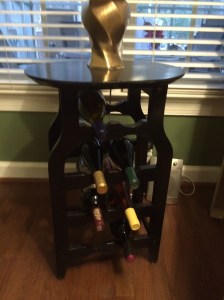 For a little table, there sure are a lot of surfaces!